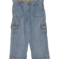 LEE Womens Cargo Capri Jeans US 10 Large W30 L20 Blue Cotton Vintage Lee and Second-Hand Lee from Messina Hembry 