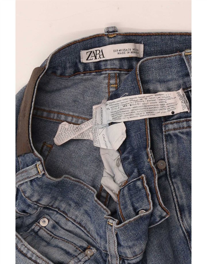 Мужские узкие джинсы Zara Medium W31 L29, синие, хлопок