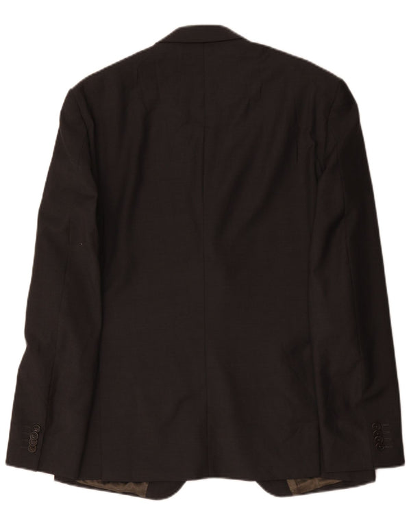 Calvin Klein Veste blazer à 2 boutons pour homme IT 50 Large Gris Laine