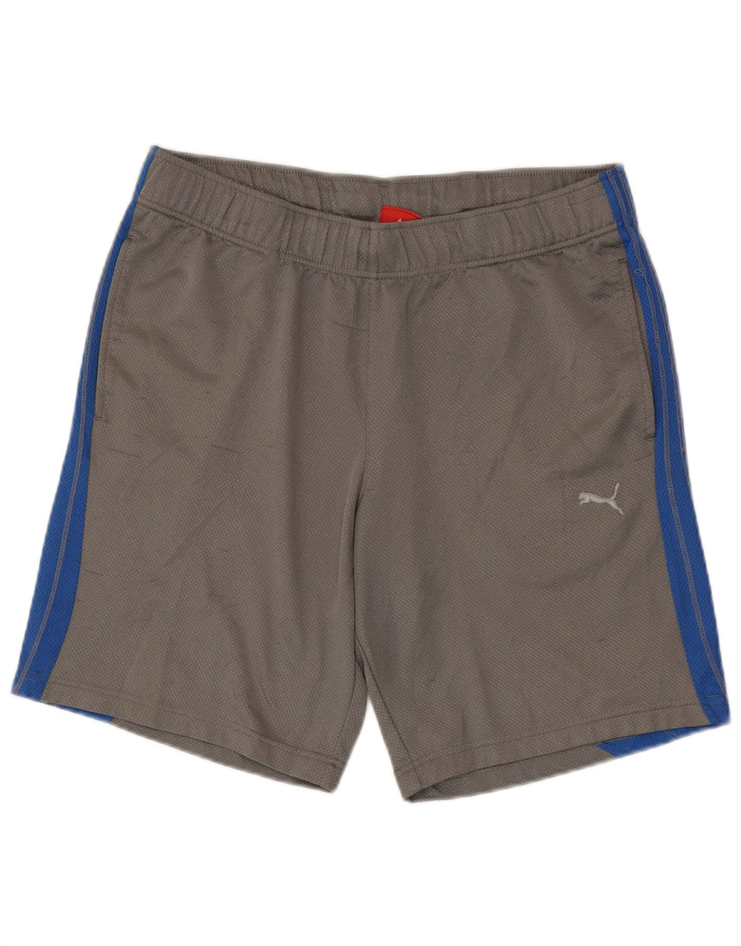 PUMA Mens Sport Shorts Medium  Grey Colourblock Polyester