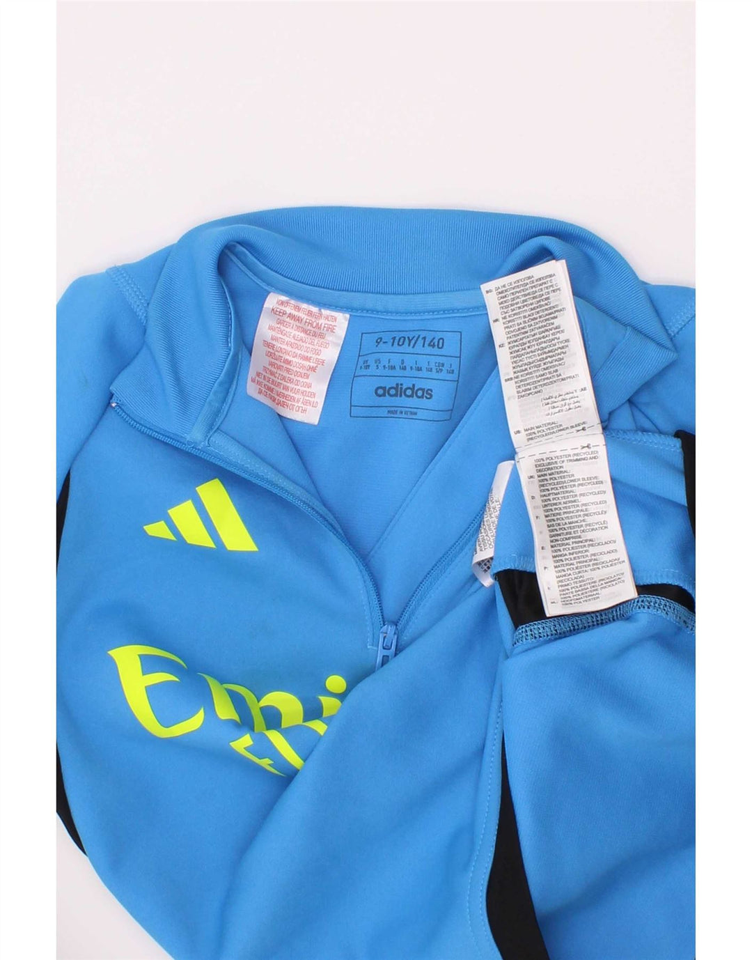 Adidas Garçon Arsenal Graphic Pull Survêtement Top 9-10 ans Bleu