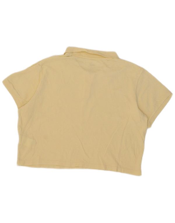 Puma Polo court pour femme UK 18 XL Jaune Coton