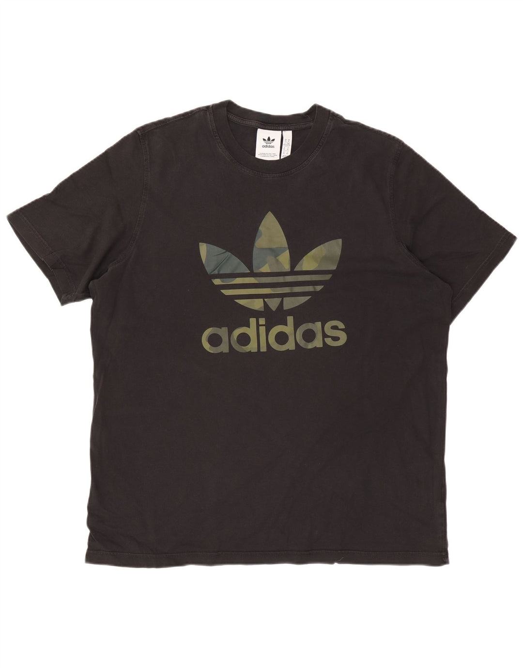 Adidas Mens Graphic T-Shirt Top XL Black