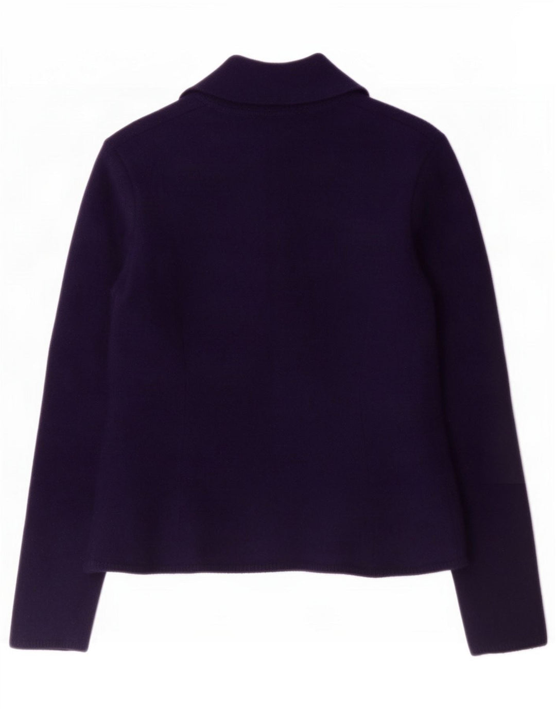 Zara Γυναικείο μπουφάν blazer UK 14 Medium Navy Blue Wool
