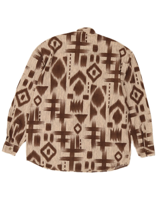 Mac Fashion Herre Pullover XL Brun Geometrisk