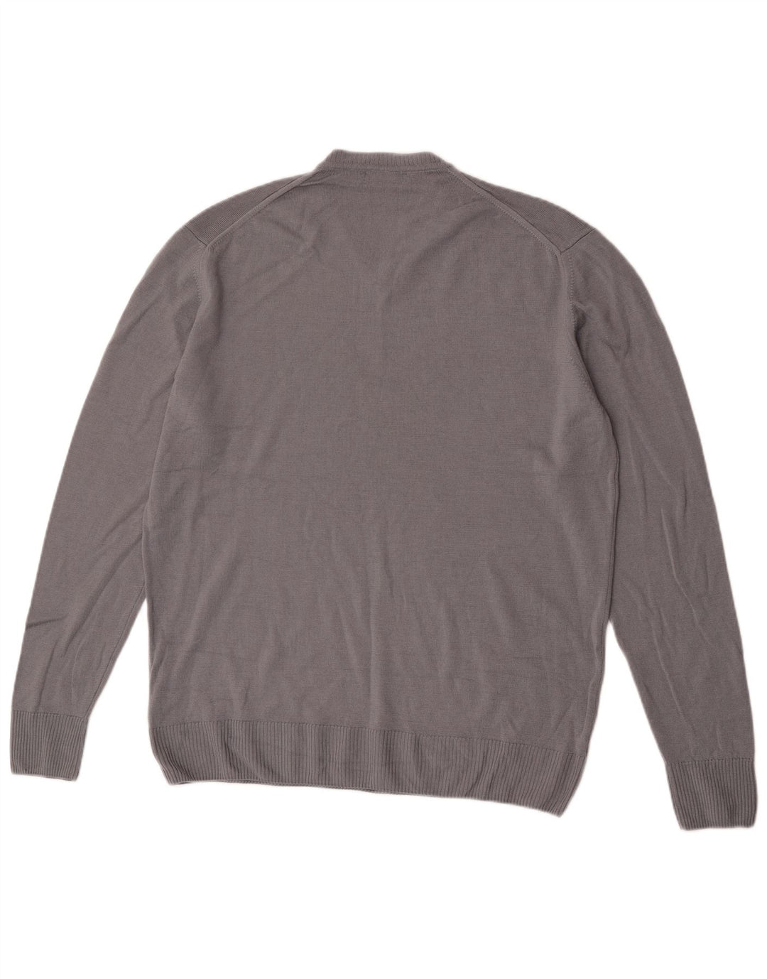 Zara Herre V-hals sweater XL Grå Uld