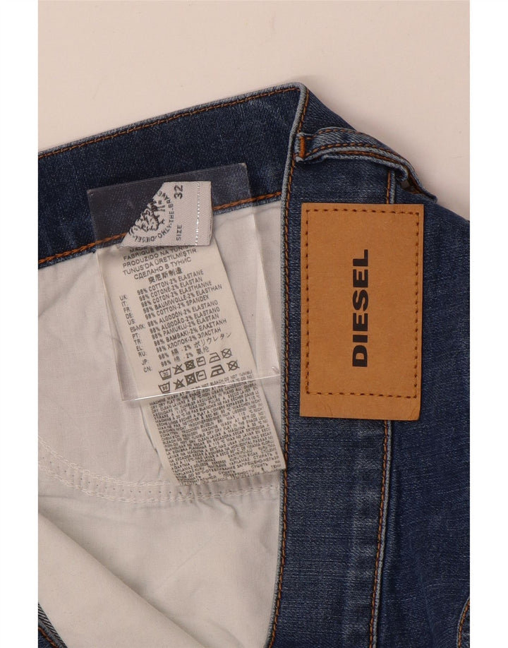 Diesel Herren Slim Jeans W32 L31 Blaue Baumwolle