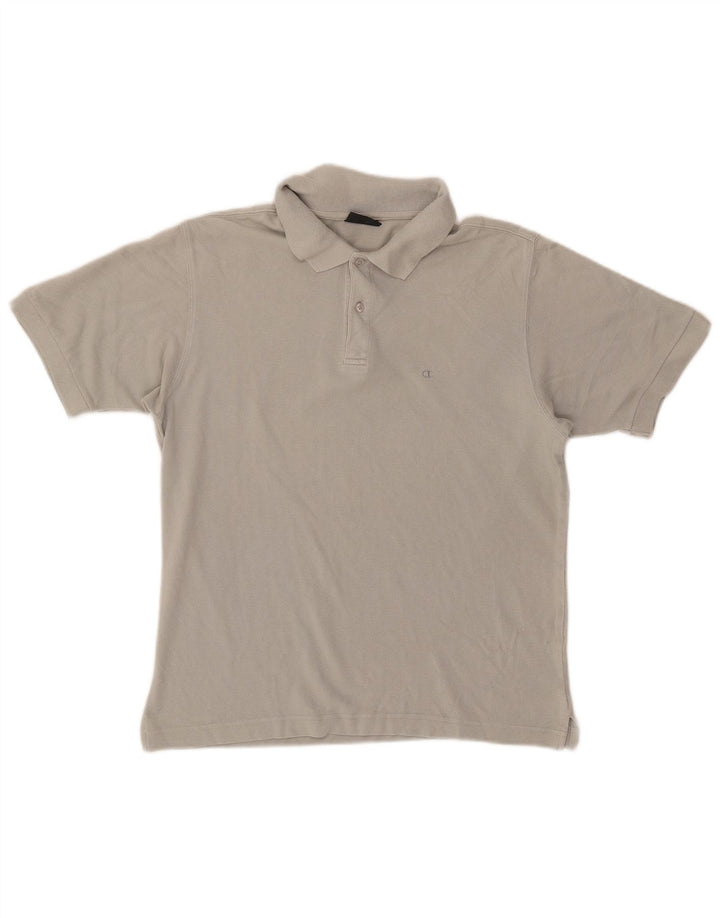 Champion Mens Polo Shirt Medium Grey