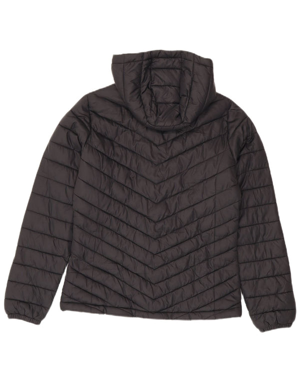 Chaqueta acolchada con capucha para mujer Mountain Warehouse UK 8 Small Nylon negro