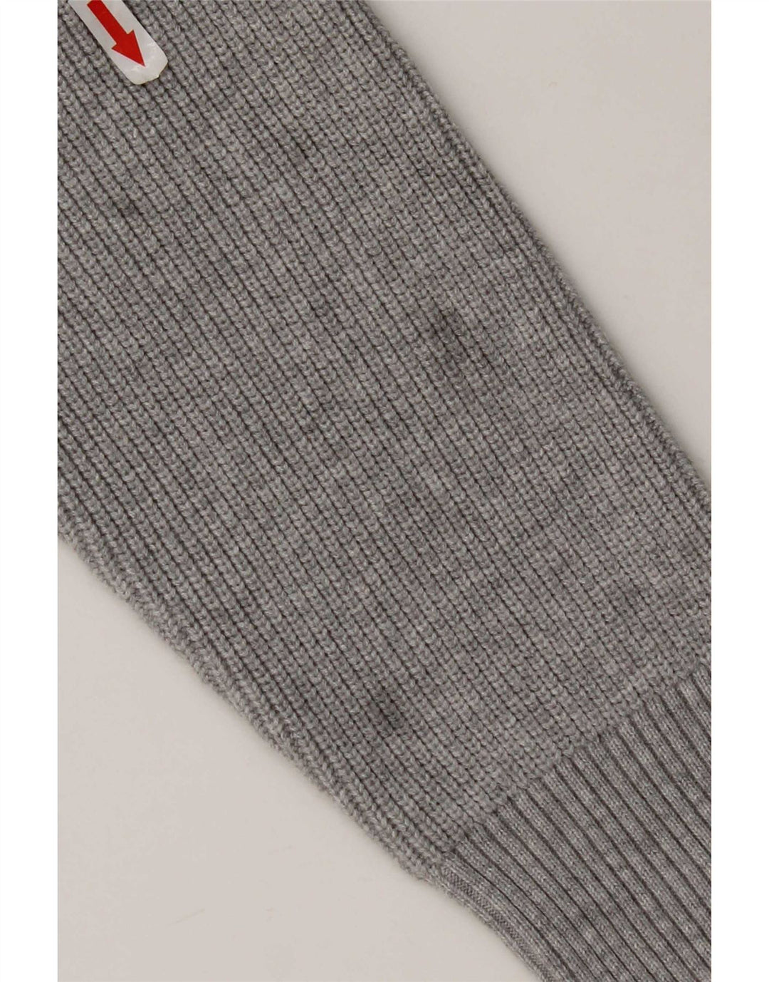Marks & Spencer Mens Regular Fit Zip Neck Jumper Sweater Large Grey