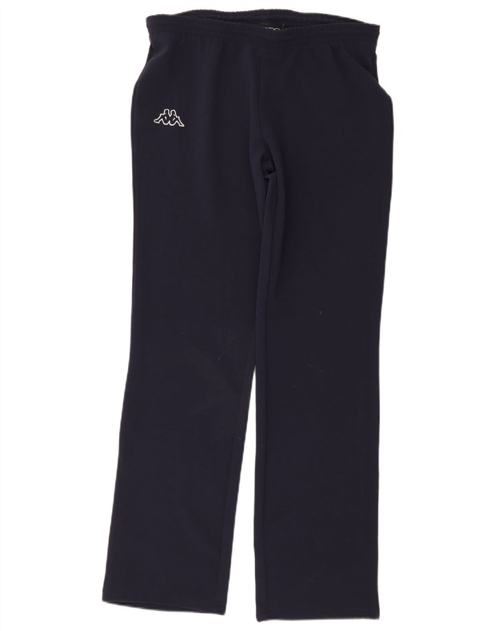 Kappa Mens Tracksuit Trousers Medium Navy Blue Polyester