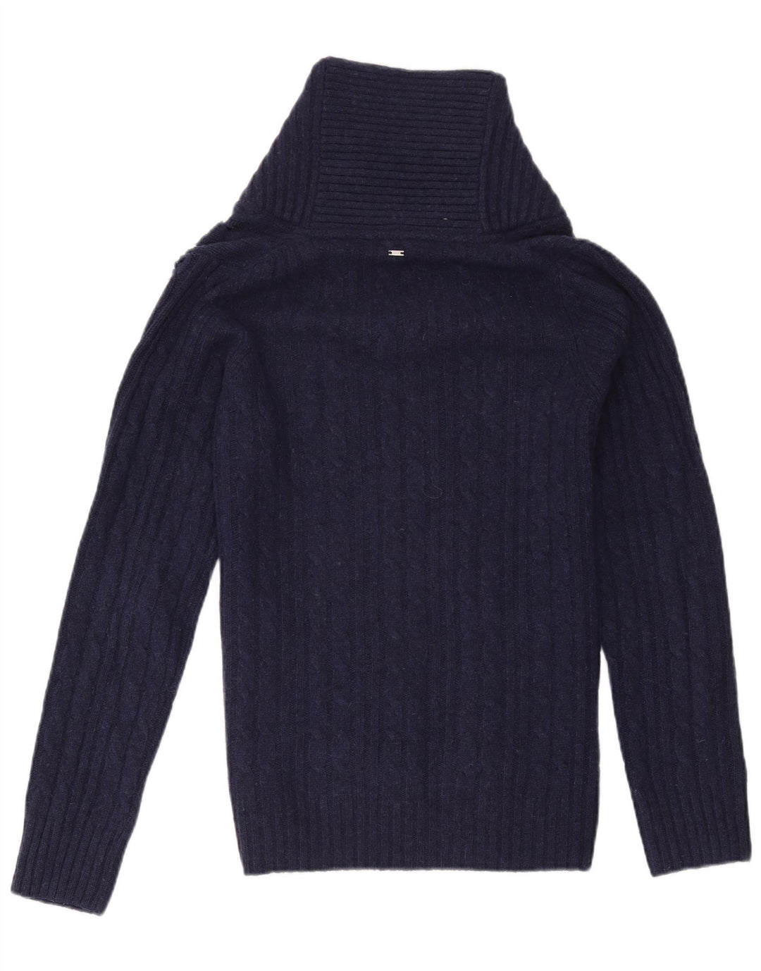 G-Star Herre Shawl Neck Jumper Sweater Medium Navy Blue Uld