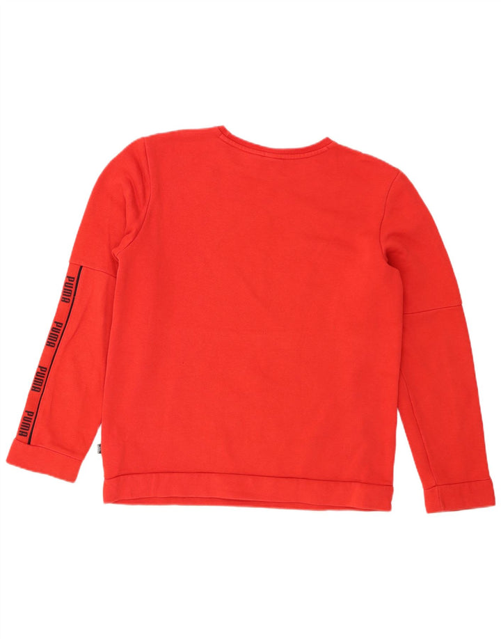 Puma Boys Grafisk Sweatshirt Jumper 15-16 år Rød Bomuld