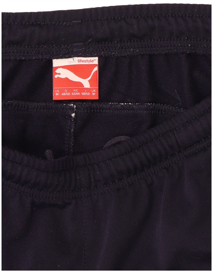 Puma Mens Tracksuit Trousers Medium  Navy Blue