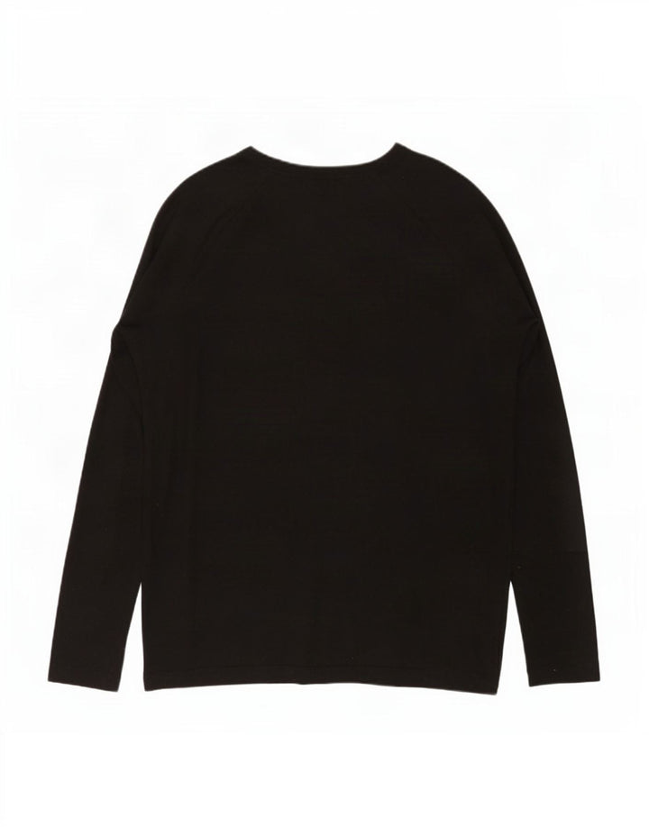Damski top oversize z długim rękawem Zara UK 10 Small Black