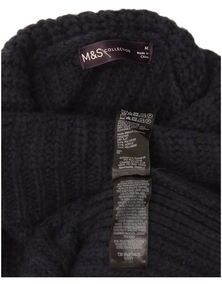 Marks & Spencer Mens Vest Tank Top Medium Navy Blue Polyester