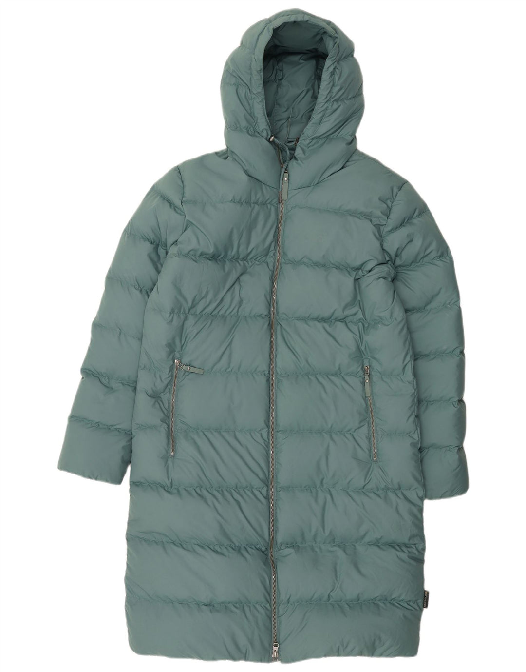 Jack Wolfskin Dame Hætte Oversized Polstret Frakke UK 10/12 Medium Green