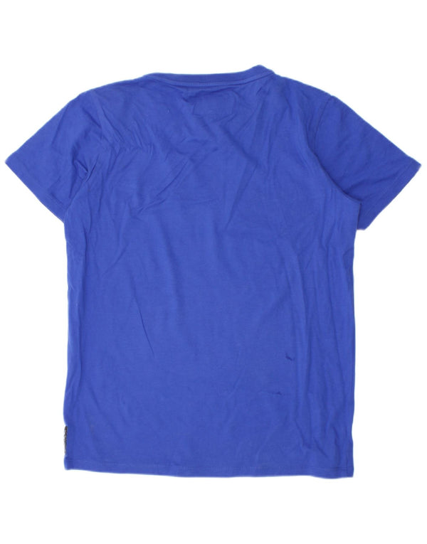 Emporio Armani Boys Graphic T-Shirt Top 9-10 Years Blue