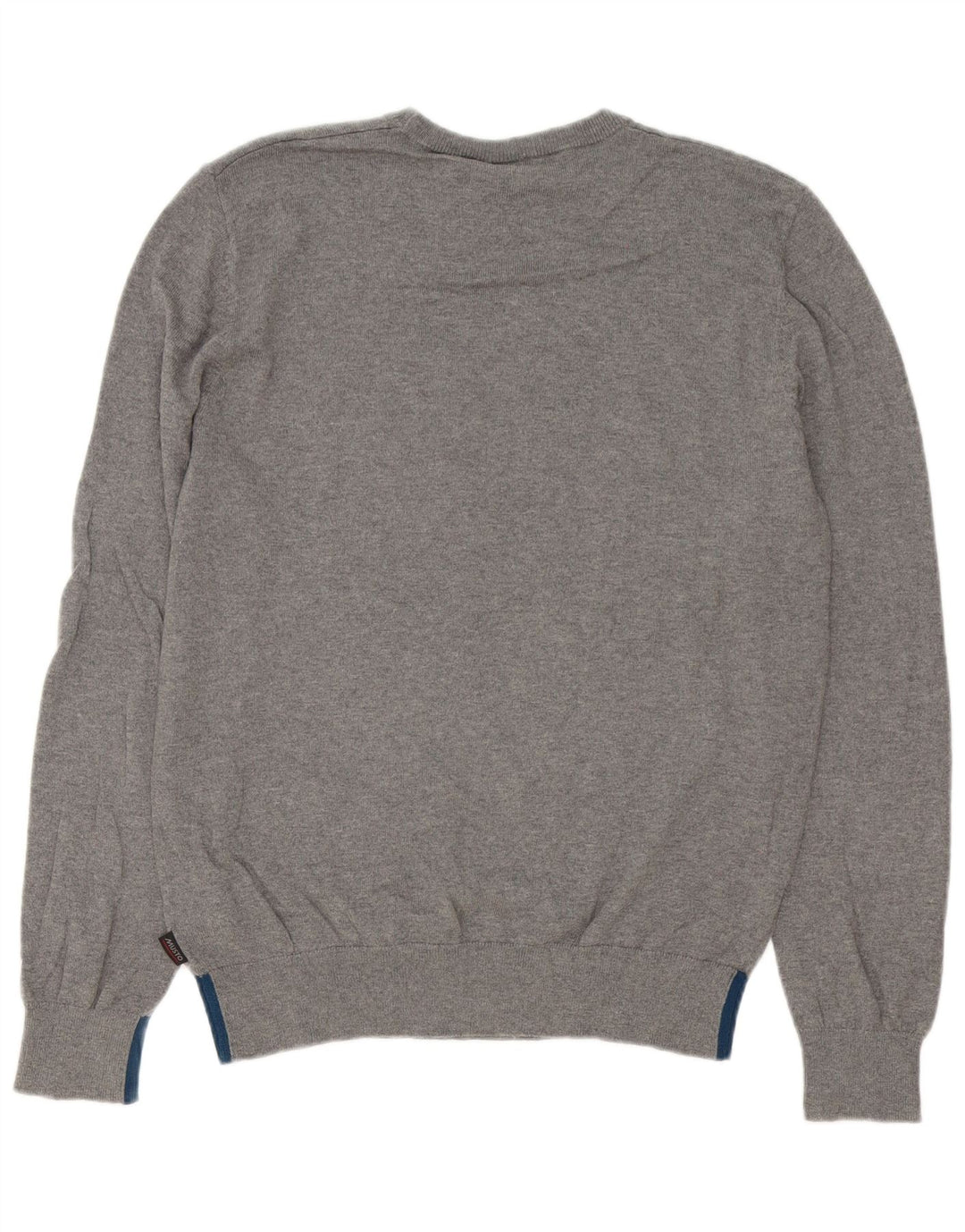 Musto Mens Crew Neck Jumper Sweater Medium Grey Cotton