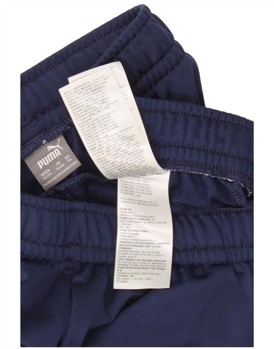 Puma Boys Tracksuit Trousers 15-16 Years  Navy Blue Polyester