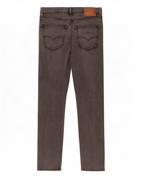 Levi's Mens 502 Tapered Jeans W31 L32 Grey Cotton