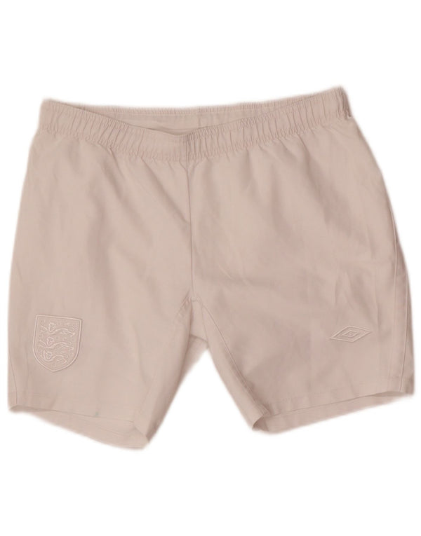 Umbro Boys England Sportsshorts 11-12 År Hvid Polyester