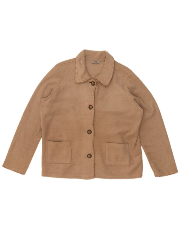 Marks & Spencer Veste polaire pour femme UK 16 Large Beige Polyester
