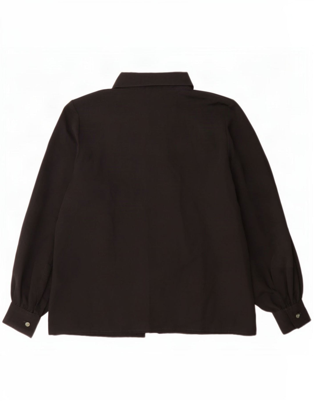 Vintage Womens Shirt Blouse UK 16 Large Black