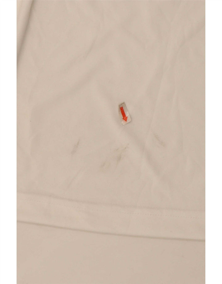 Reebok Mens T-Shirt Top Large White Polyester
