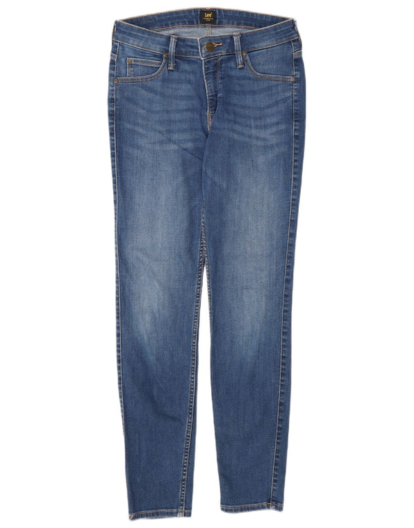 Lee Womens Skinny Jeans W28 L28 Blue Cotton