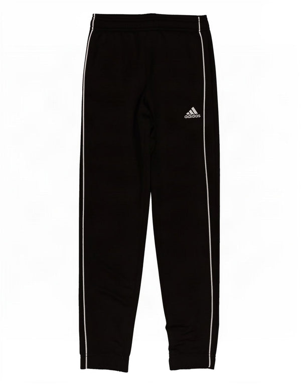Adidas Спортивный костюм для мальчиков Брюки Джоггеры 11-12 лет W25 L25 Черный полиэстер