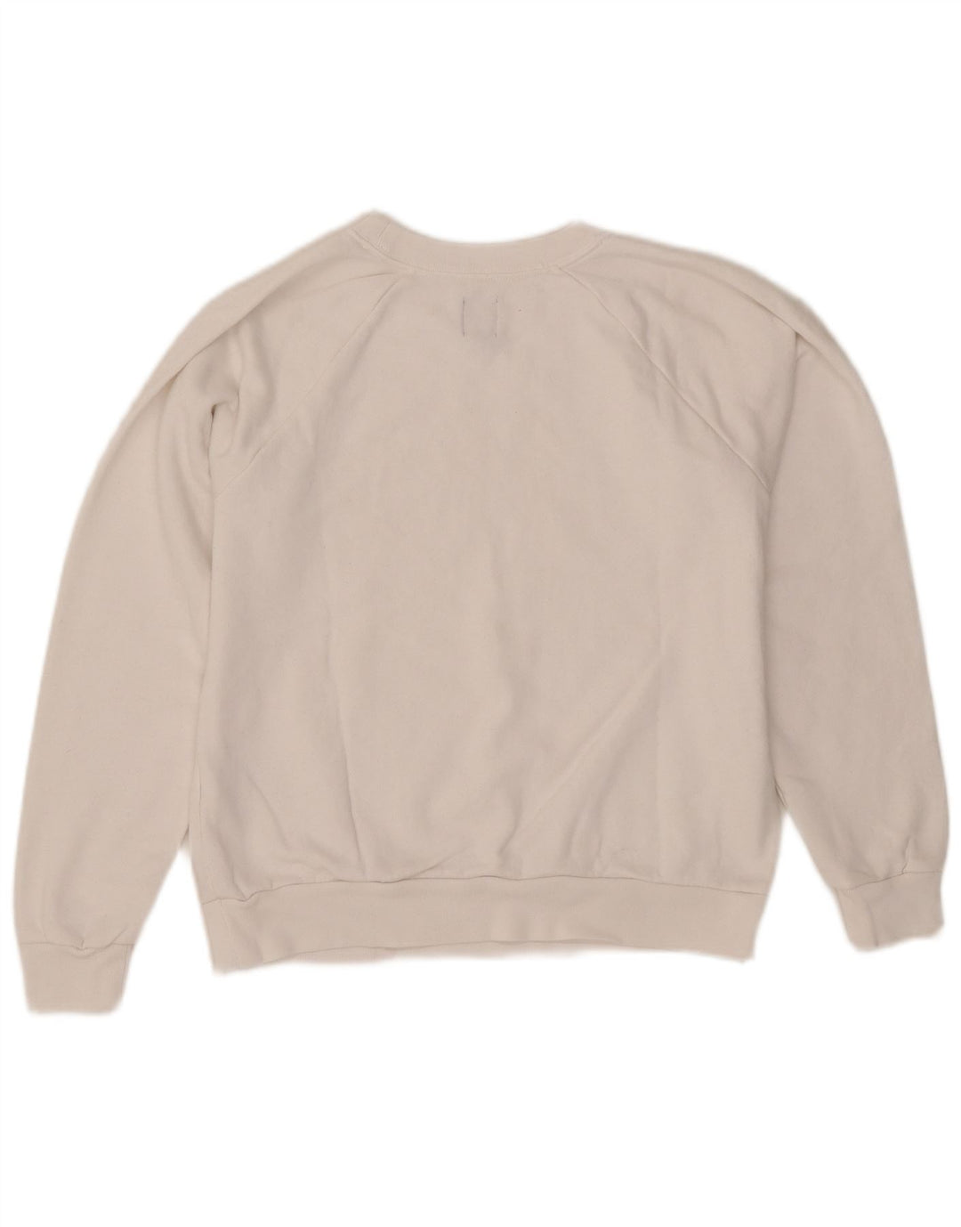 GAP Womens Oversized Graphic Sweatshirt Jumper UK 2 2XS White Cotton