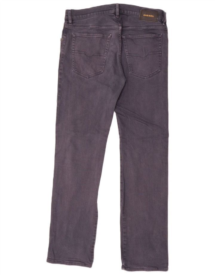 Diesel Mens D-Mihtry Straight Jeans W32 L32 Grey Cotton