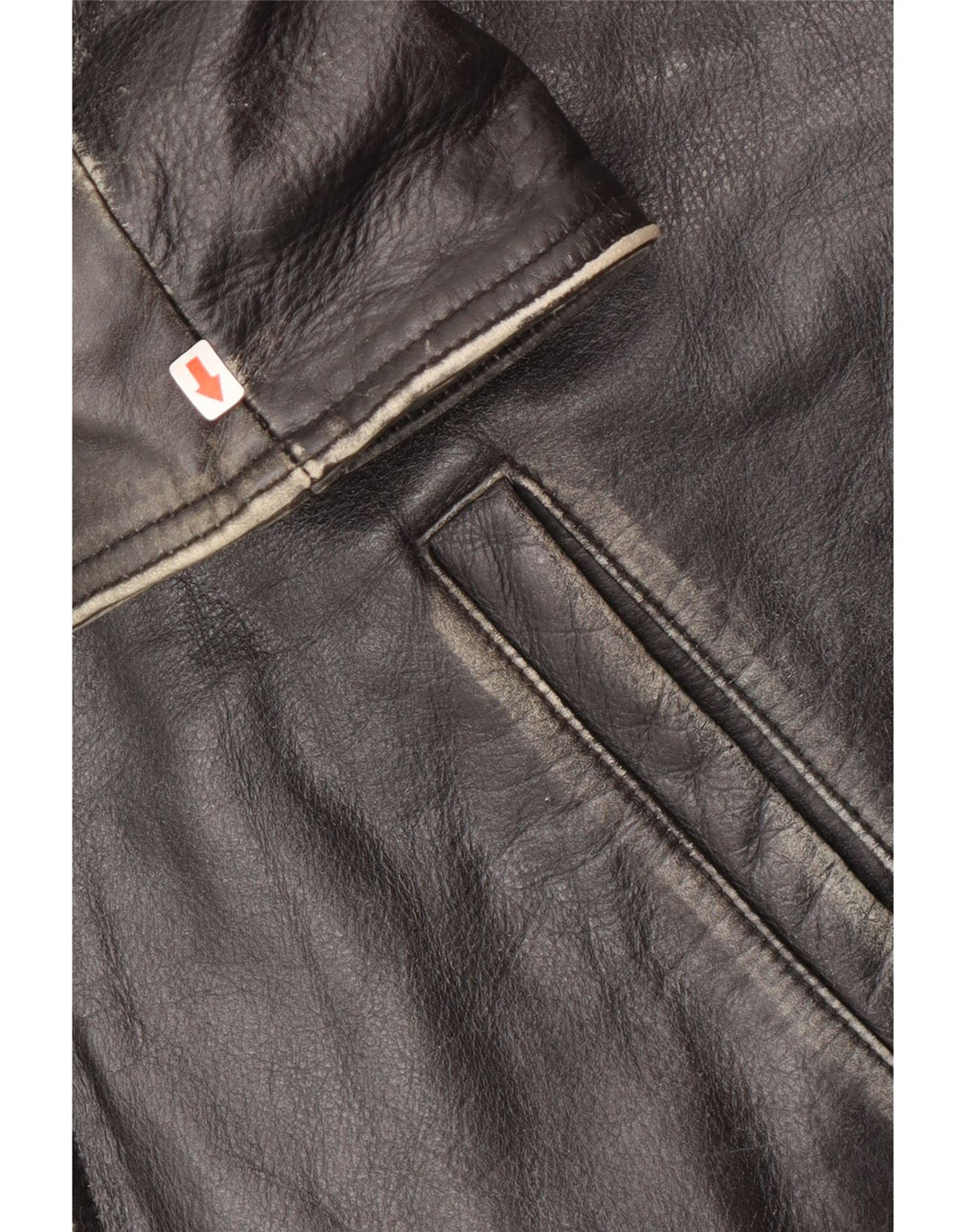 Bomb Boogie Womens Leather Jacket UK 14 Medium Black Leather