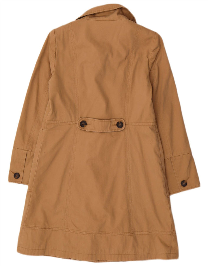 White Stuff Trench Coat til kvinder UK 10 Lille brun bomuld