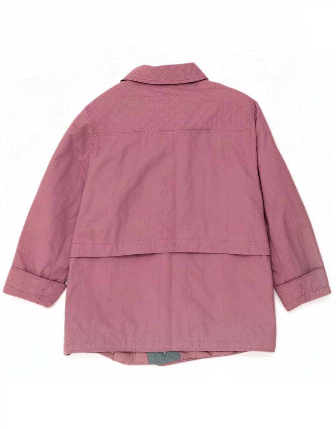 Vintage Womens Loose Fit Utility Jacket UK 18 XL Purple Polyester