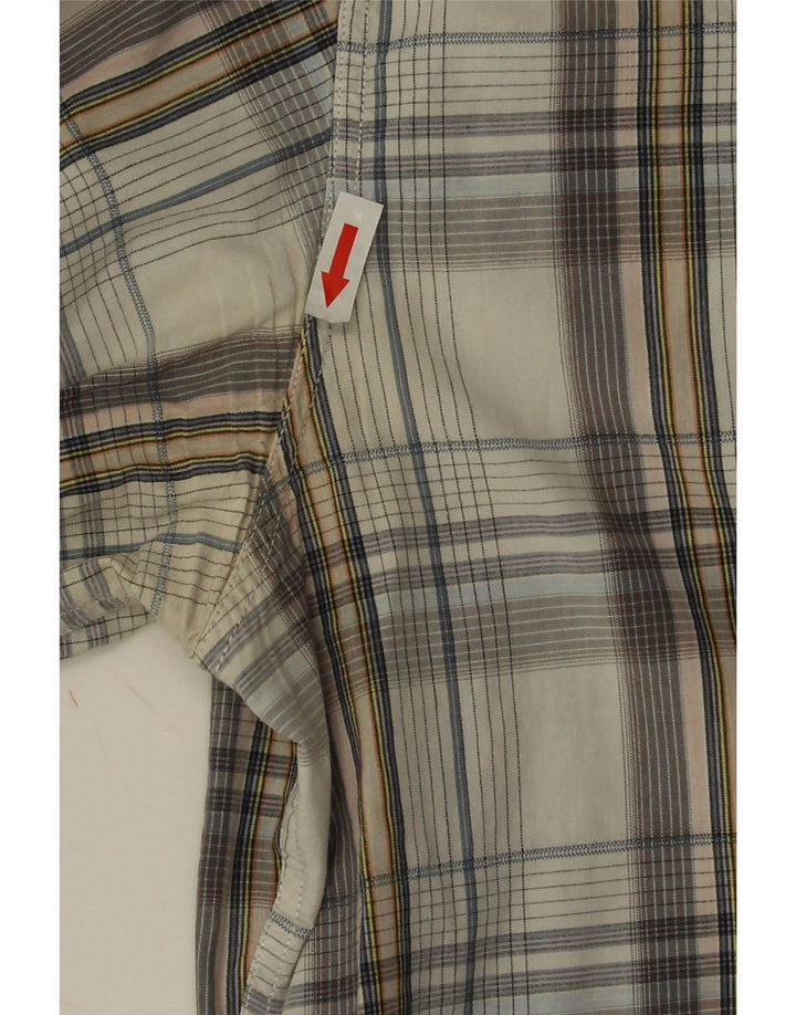 Marlboro Classics Mens Shirt Medium White Check