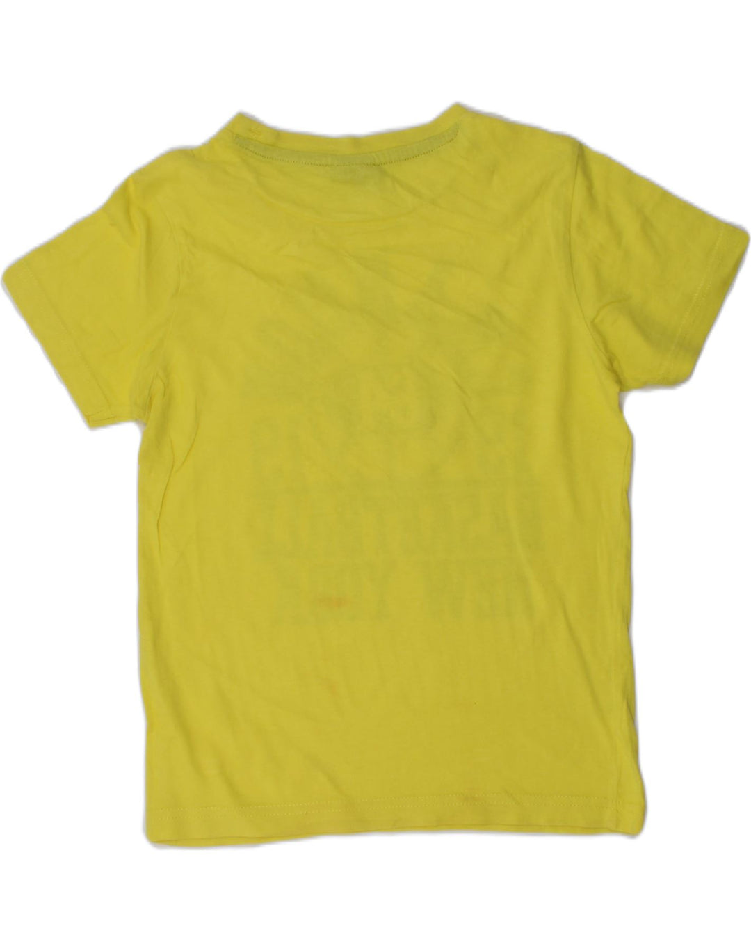 CHAMPION Boys Graphic T-Shirt Top 5-6 Years XS Yellow | Vintage Champion | Thrift | Second-Hand Champion | Used Clothing | Messina Hembry 