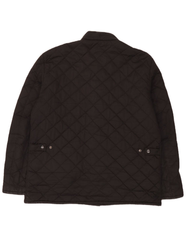 Barbour Chaqueta acolchada para hombre UK 42 XL Poliéster negro