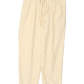 GAP Womens Paperbag Tapered Cropped Trousers US 14 XL W32 L25  Beige | Vintage Gap | Thrift | Second-Hand Gap | Used Clothing | Messina Hembry 
