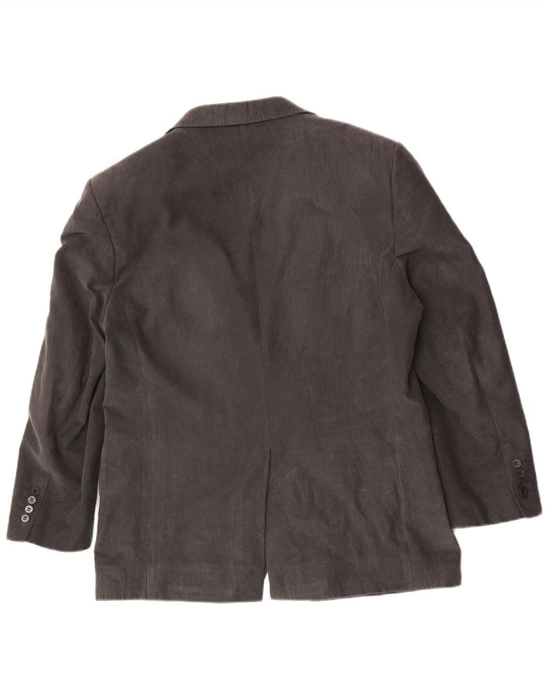 Marks & Spencer Veste blazer à 2 boutons pour homme UK 40 Gris moyen à chevrons
