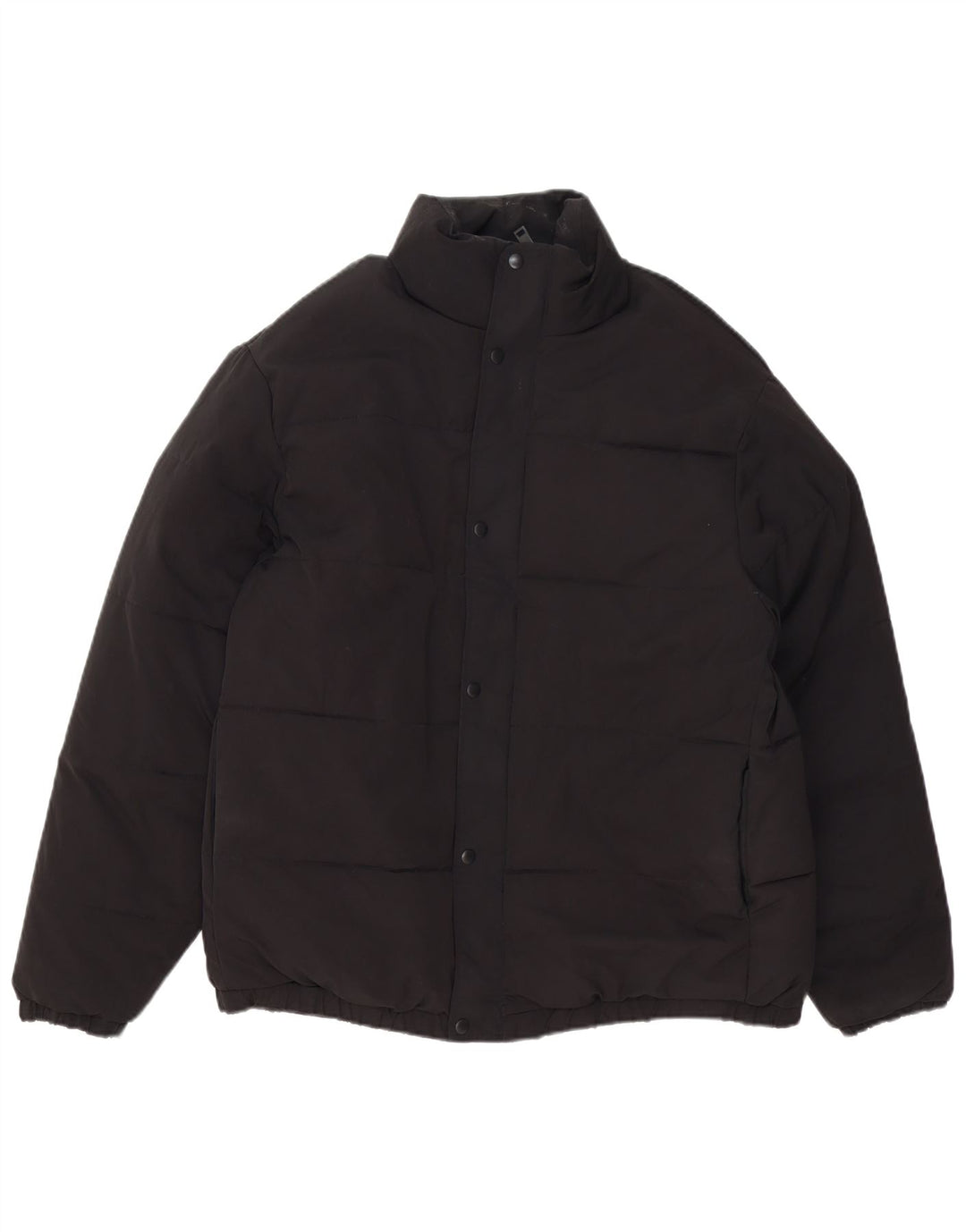 Zara Mens Padded Jacket UK 42 XL Black Polyester