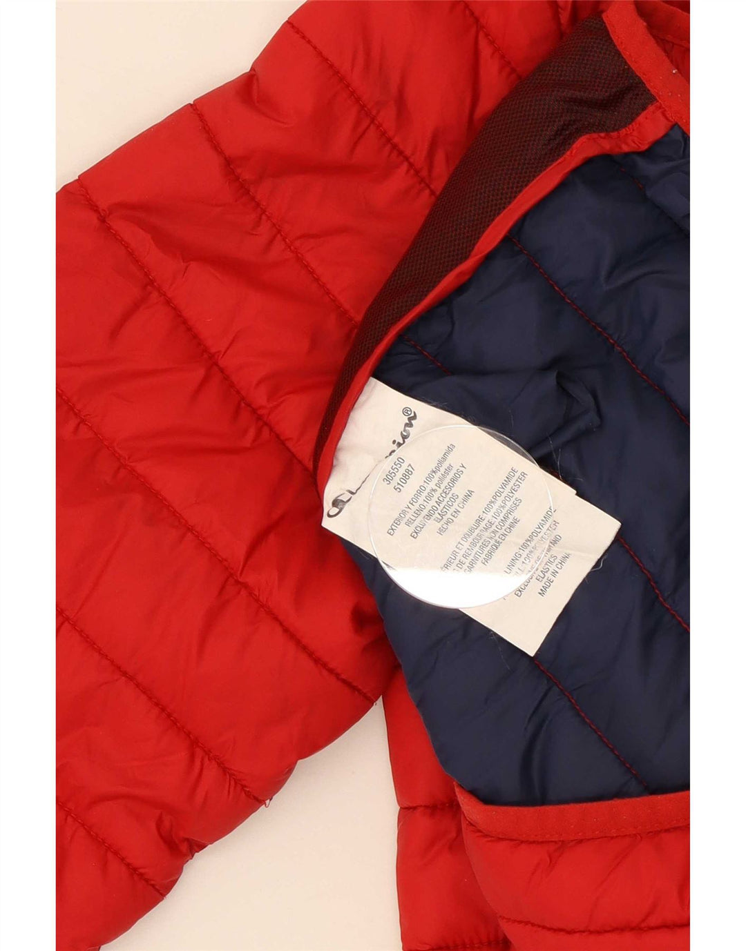 Champion Boys Hooded Padded Jacket 13-14 Years XL Red