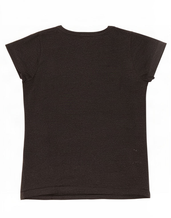 T-shirt grafica da donna Diesel Top UK 10 piccola grigia