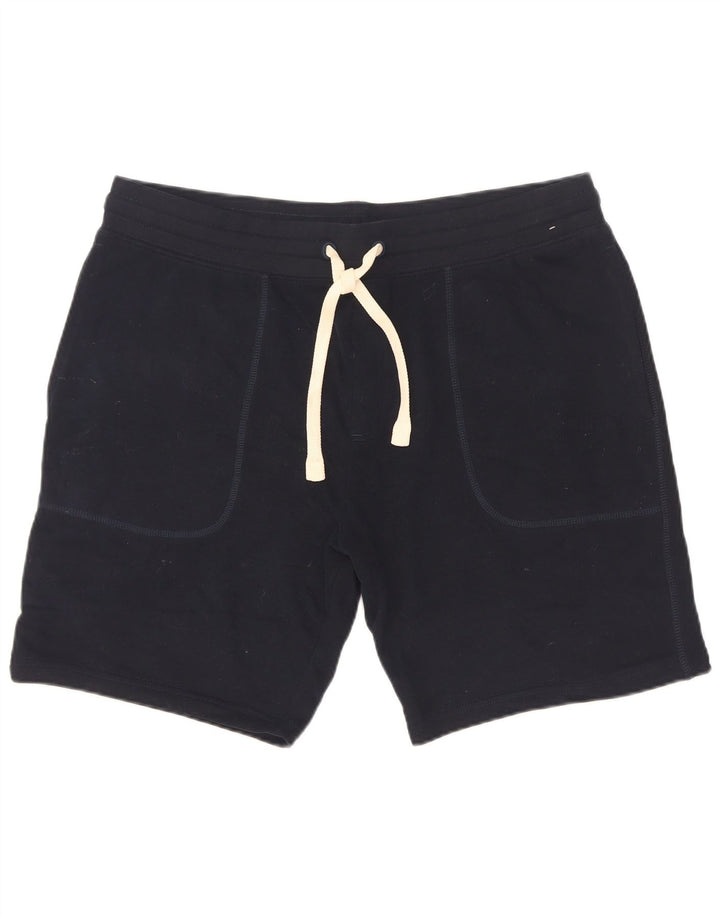 Marks & Spencer Mens Sport Shorts Large  Navy Blue Cotton