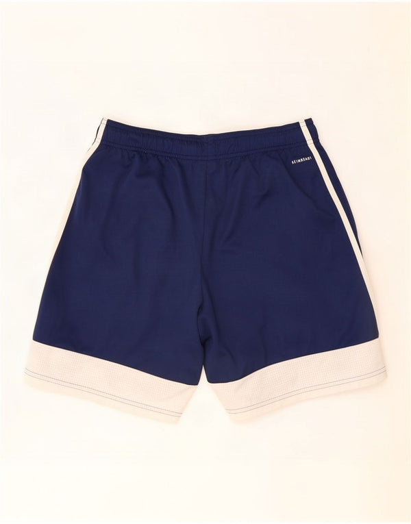 Adidas Mens Aeroready Sport Shorts Medium Navy Blue Colourblock Polyester