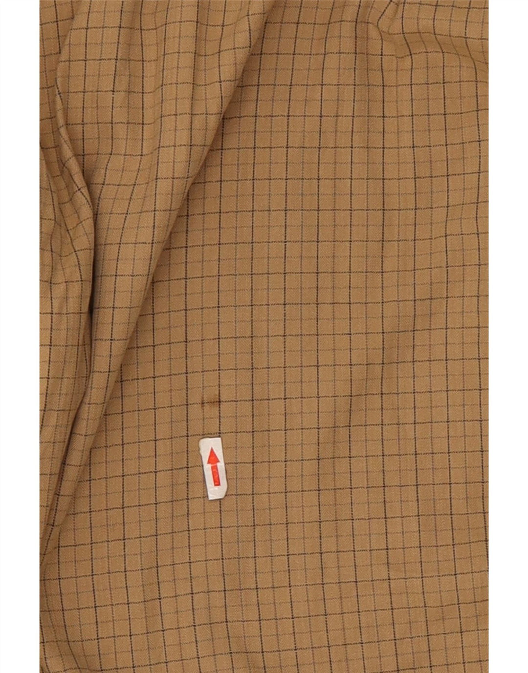 Nautica Mens Flannel Shirt 2XL Beige Check Cotton