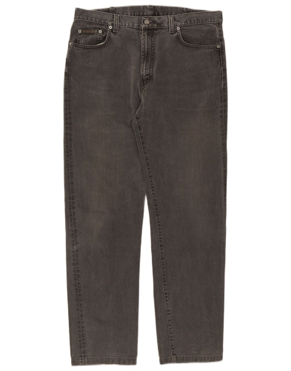 Calvin Klein Herren Straight Jeans W34 L30 Grau