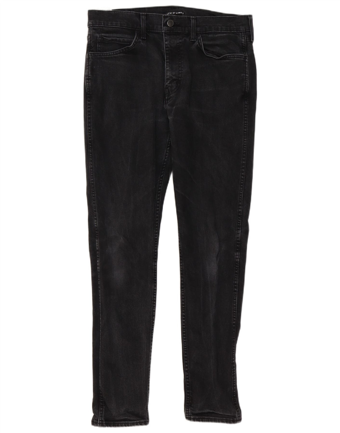 Levi's Slim Jeans til mænd W34 L31 sort bomuld