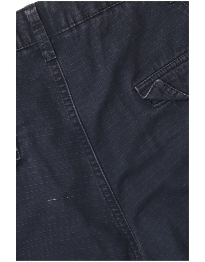 TIMBERLAND Mens Cargo Shorts W40 XL Navy Blue Cotton